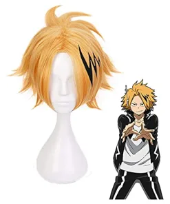 Denki Kaminari Wig with Lightning Bolt Clip MHA